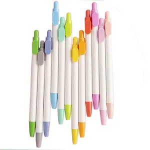 Alat tulis kreatif siswa anak-anak kertas warna menulis lukisan dapat dicuci pena berwarna jenis klik kustom spidol warna air
