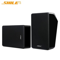 SHILE BG-8 Kit Audio Profesional Mini untuk Ruang Rapat OK-555C Kombinasi untuk Speaker Musik Latar Belakang Ruang Tamu