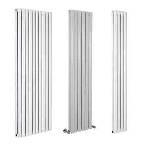 Radiador de Pared al por Mayor, Radiador de Diseño Ovalado Vertical Blanco, Radiador Vertical de Acero para Calefacción de Agua Caliente - Product Image 1