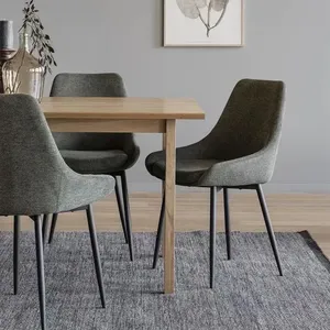Elegant Contemporary Bar <b>Chair</b> With <b>Metal</b> Legs for Dining Elegant Contemporary Bar <b>Chair</b> With <b>Metal</b> Legs for Dining - Product Image 4