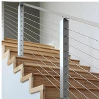 Rampe en acier inoxydable résistant à la rouille, directement de l'usine, avec remplissage de câbles verticaux et kit de quincaillerie facile à installer