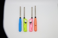 Nouveau briquet électronique en plastique avec clip pour l'Europe, conforme aux normes ISO9994 EN13869