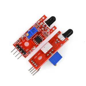 Elektronik pintar 4pin KY-026 modul deteksi Sensor IR api mendeteksi penerima inframerah KIT deteksi suhu