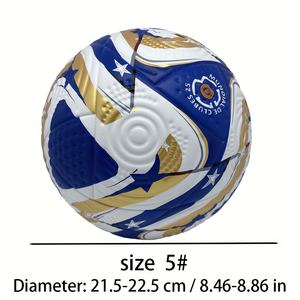 Pallone da <span class=keywords><strong>Calcio</strong></span> Termosaldato Taglia 5 Ufficiale in Pelle PU per Interno/Esterno Durevole Prodotto da Azienda OEM - Product Image 5