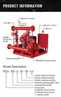 Système portatif de pompe à eau de lutte contre l'incendie de moteur diesel 50kva et 100kva eau propre directement du fournisseur