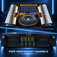 Amplificateur de puissance de classe H 4x1000W, 4 canaux, 2U, amplificateur audio professionnel pour système de sonorisation de scène extérieure