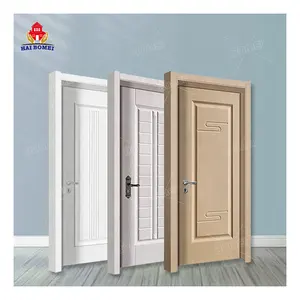 Xinseng pintu Interior kamar tidur tahan air, PVC ABS tiruan untuk pintu Interior kamar tidur dengan rangka pintu