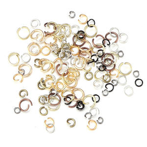 Anillos de Salto Circulares Abiertos al por Mayor, 250g/Bolsa, Metal Negro, 5-7mm, Conectores para Collares, Pulseras, Pendientes, Fabricación de Joyería DIY - Product Image 3