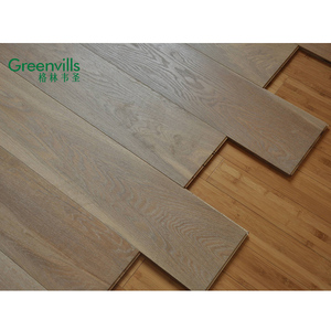 Geconstrueerd Drijfhout Witte Kleur Eiken Vloeren, T & G Joint, Natuurlijke Olie En Geborsteld - Product Image 3