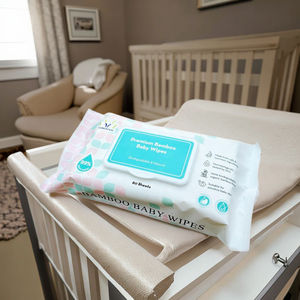 Toallitas Húmedas para Bebé de Tela Duradera de Primera Calidad con <span class=keywords><strong>Manzanilla</strong></span> y 99% de Agua EDI para Recién Nacidos - Product Image 1