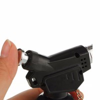 Gf-861 дешевая оптовая продажа мини газовая зажигалка ветрозащитный голубого пламени бутан Jet факел зажигалка