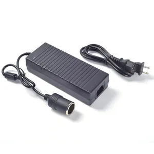 DC güç kaynağı 12V 10A 220V 12Volt Laptop güç adaptörleri için çakmak Ac adaptörü ile araba buzdolabı