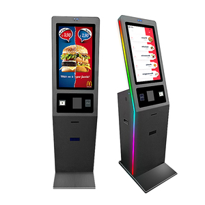 Kiosque de libre-service de 27 pouces Distributeur automatique de commandes Kiosque de paiement Machine automatique Support au sol Restauration rapide <span class=keywords><strong>Boisson</strong></span> - Product Image 2