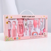 Vente chaude, aspirateur nasal pour nouveau-né, 13 pièces, nourrisseur de médicaments, coupe-ongles, ensemble de soins pour bébé et nourrisson, ensemble de soins quotidiens pour bébé