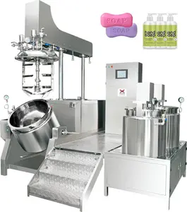 Vacuum Emulsifying Mixing Tank Cosmetics Manufacturing Equipment Liquid Detergent Soap Making Machine Soap for Wash Dish Machine