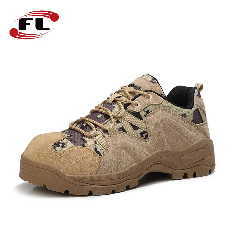 2022 new outdoor sports anti-smashing anti-puncture sports hiking shoes men's foreign trade steel toe shoes labor protection sho