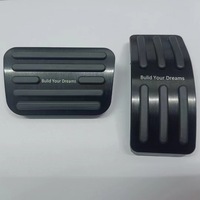 Couvre-pédales d'accélérateur et de frein en alliage d'aluminium sur mesure pour BYD Fangchengbao Leopard 5, antidérapant, accessoires intérieurs de voiture