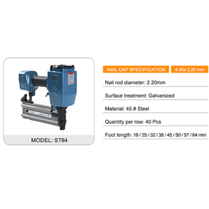 <span class=keywords><strong>Pistola</strong></span> <span class=keywords><strong>de</strong></span> Clavos Neumática ST64 en Oferta, Calibre 14, Clavadora Neumática <span class=keywords><strong>de</strong></span> Alta Resistencia <span class=keywords><strong>para</strong></span> Concreto y <span class=keywords><strong>Madera</strong></span> Dura - Product Image 6