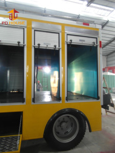 Alluminio fibra di vetro Mini Cargo leggero corpo furgone Mobile modulare <span class=keywords><strong>avamposto</strong></span> generatore di alta valutazione contenitore rifugio veicolo - Product Image 6