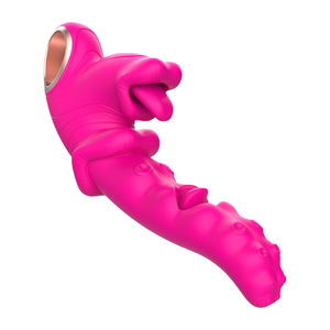 Vibrador LOVE.3 en 1 para parejas, juguete sexual Tuaieu con estimulación del punto G y lengua con 10 modos de lamido y vibración para mujeres en fiestas orgásmicas y sexo diario. - Product Image 3