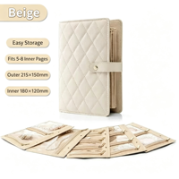 Pochette de rangement pour bijoux 2026 Nouveau style Grande capacité Compartiments divisés Sac de rangement pour bijoux en or et boucles d'oreilles Logo et couleur personnalisables