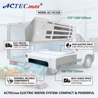 Unité de réfrigération entièrement électrique à double ventilateur pour camion, 5200W AC.133.230, congélateur frontal pour camions utilitaires électriques de 16-22m³