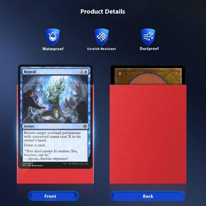 Étuis de protection pour cartes TCG/CCG/Premium/YUGIOH en plastique mat personnalisés, vente en gros, couleur unie, protège-cartes de jeu, cartes de visite - Product Image 4