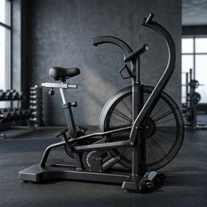 Bicicleta estática curva con resistencia al viento para interiores, equipo de entrenamiento sincronizado para brazos y piernas para Crossfit WOD - Product Image 2