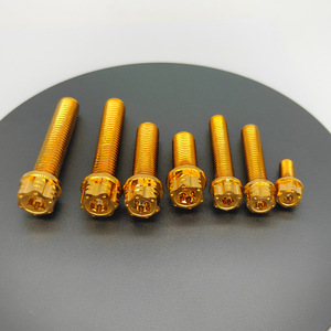 Grado 8 titanio esagonale Torx flangia bullone M10 M5 10mm M8 M8 M6 M7 M8 bulloni vite moto titanio flangiato bullone <span class=keywords><strong>M16</strong></span> - Product Image 4