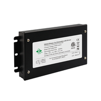 Transformador LED UL FCC ETL IP54 de 100W 200W 300W, 12V 24V, Regulable Triac, Controlador LED de Voltaje Constante con Caja de Conexiones