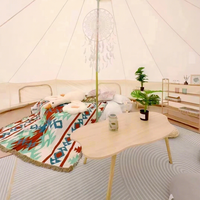 Tente yourte mongole, tente de camping en plein air, tente pyramidale, stand d'exposition de style européen pour camping, banquet de mariage, événement