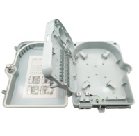 Boîte de distribution optique de fibre de noyau d'Unionfiber FTTH 24 IP65 imperméabilisent la boîte fixée au mur extérieure de terminaison de fibre optique de 24 ports