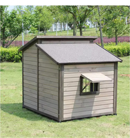 Indoor Outdoor Yard Holz Luxus Hund Katze Haustier Haus Wasserdicht Vier Jahreszeiten Verwenden Sie Hunde Zwinger Kiste Häuser Großer hölzerner Hunde käfig