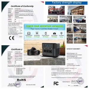 Centrale électrique portable <span class=keywords><strong>1000w</strong></span> prix usine générateur <span class=keywords><strong>solaire</strong></span> à batterie LiFePO4 à décharge élevée avec <span class=keywords><strong>kit</strong></span> de panneau pour <span class=keywords><strong>camping</strong></span> à domicile RV - Product Image 6