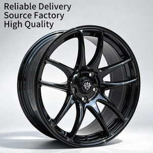 Ruedas FLowtone, Amplio Inventario, 5 Orificios, 18 Pulgadas, 5x114.3, Llanta de Aleación Fundida, Rueda de Repuesto, Color Negro Mate, Llantas para Automóvil - Product Image 1