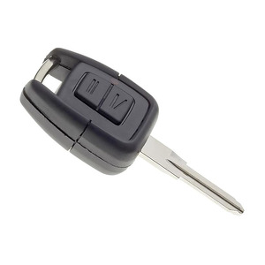 Custodia Morbida Colorata Per Chiave Auto Opel Vectra C / Signum - Blu Fluorescente Che Si Illumina Al Buio! - 5