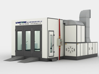 Cabine de peinture gonflable professionnelle à prix abordable pour voitures, avec four de séchage intégré