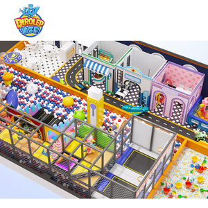 Popular comercial interior Soft Play Center Trampoline Park con gran tobogán trampolín interior para niños a la venta - Product Image 1
