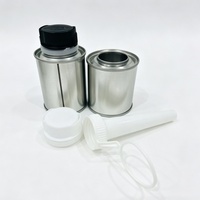 Boîte métallique vide pour additif carburant Octane Booster pour l'entretien automobile, emballage rond en fer blanc vide