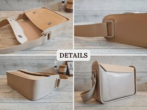 Personalized Handmade <b>Leather</b> Shoulder Bag for Women Elegant <b>Small</b> Crossbody <b>Purse</b> Evening Vintage Gift for Her - Product Image 6