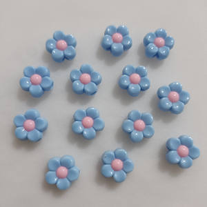 Perles colorées en acrylique en forme de tournesol à cinq pétales, faites à la main, pour bracelets, colliers et coques de téléphone – Prix usine - Product Image 3