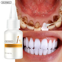 HUNMUI 1% AHA Ampoule Dentifrice Gel dentaire blanchissant à l'acide de fruits pour le nettoyage en profondeur Enlèvement des dents jaunes Haleine fraîche Oral Home