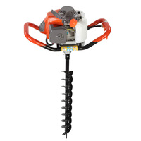 Machine de forage au sol de qualité industrielle 44-5 52CC en acier inoxydable avec moteur 4 temps pour la plantation d'arbres et la pêche sur glace