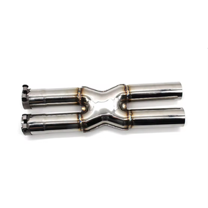 Tuyau d'échappement en acier inoxydable d'usine Mid <span class=keywords><strong>X</strong></span> pour Ferrari F12/GTC4/<span class=keywords><strong>FF</strong></span>/812/812GTS <span class=keywords><strong>X</strong></span> tube tuyau d'échappement système d'échappement de voiture modifié - Product Image 1