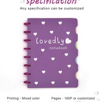 Carnet de notes artisanal personnalisé A4 A5 A6 avec gaufrage, couverture en tissu PP, reliure spirale, couture à fil, spécifications de la feuille, style imprimé