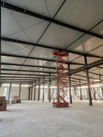Structure en acier, entrepôt logistique préfabriqué, bâtiment de stockage industriel, centre de distribution, usine, école, appartement