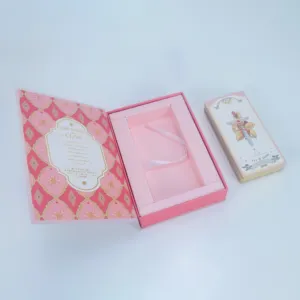 Customized Logo Exquisite Skincare Gift Box Flip Cover Magnetic Carton Cardboard Cosmetic Essential Oil Packaging Box