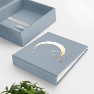 <span class=keywords><strong>Album</strong></span> Fotografico Personalizzato con Copertina Rigida per il Primo Anno del Bambino, Diario delle Tappe Fondamentali con Confezione Regalo per Neonato Maschio, Ricordo per Baby Shower - Product Image 5