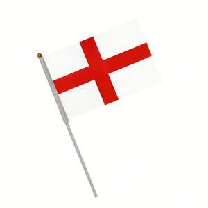 Drapeaux promotionnels en vrac - Impression personnalisée avec logo, fabrication en usine pour les campagnes et le spirit d'équipe, poignées en bois ou en plastique - Product Image 4