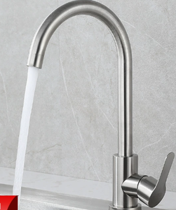 Modern Kitchen Faucet with Pull Out Sprayer Stainless Steel Sink Mixer - Product Image 4